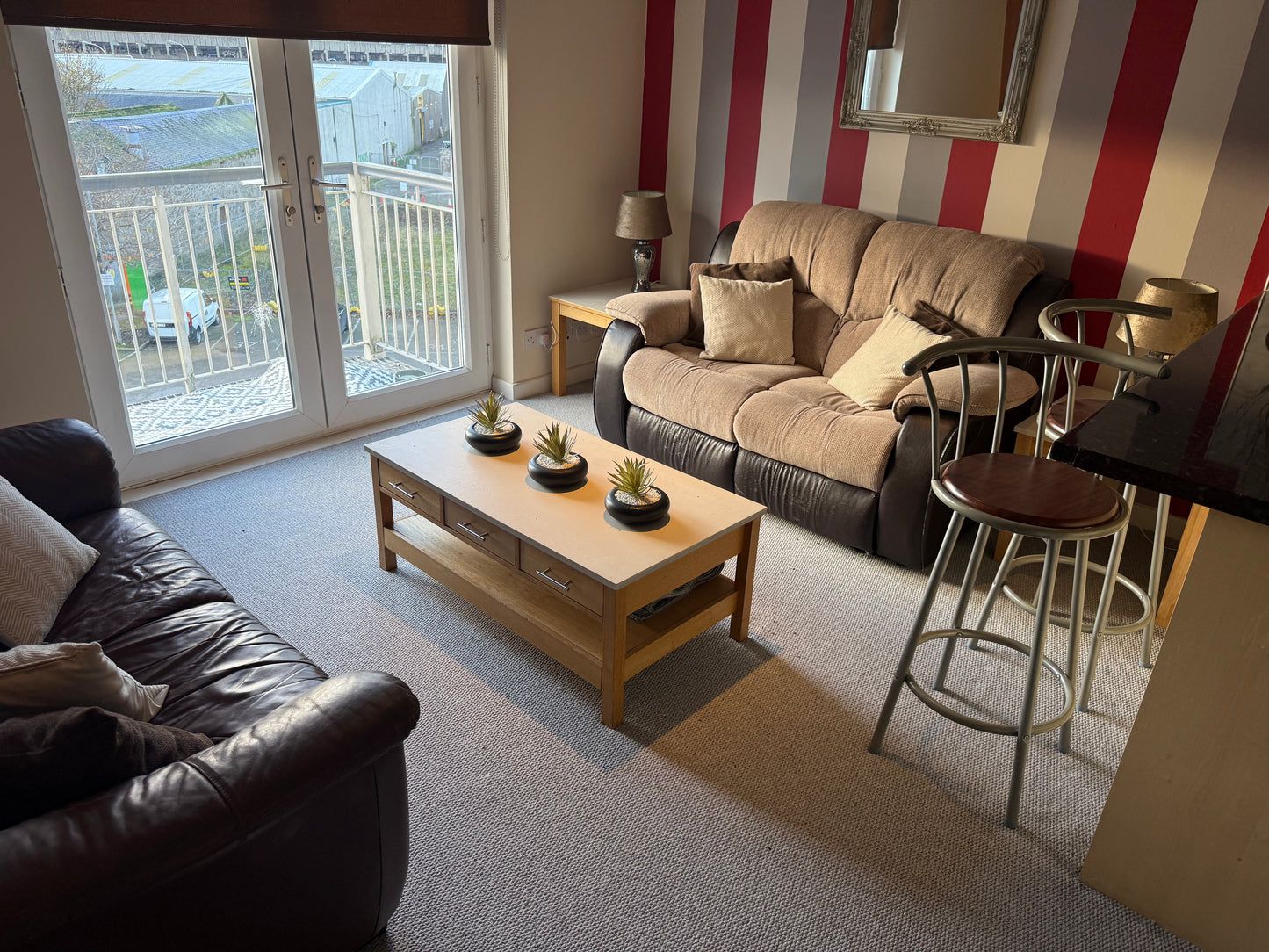 Incredible 2 Bedroom Top Floor with Balcony Flat